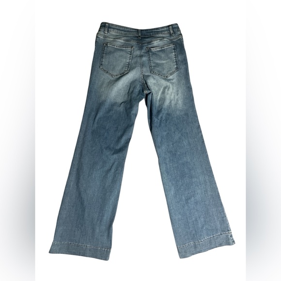 Boden The Windsor Wide Leg Jean Size 14 - Picture 3 of 6